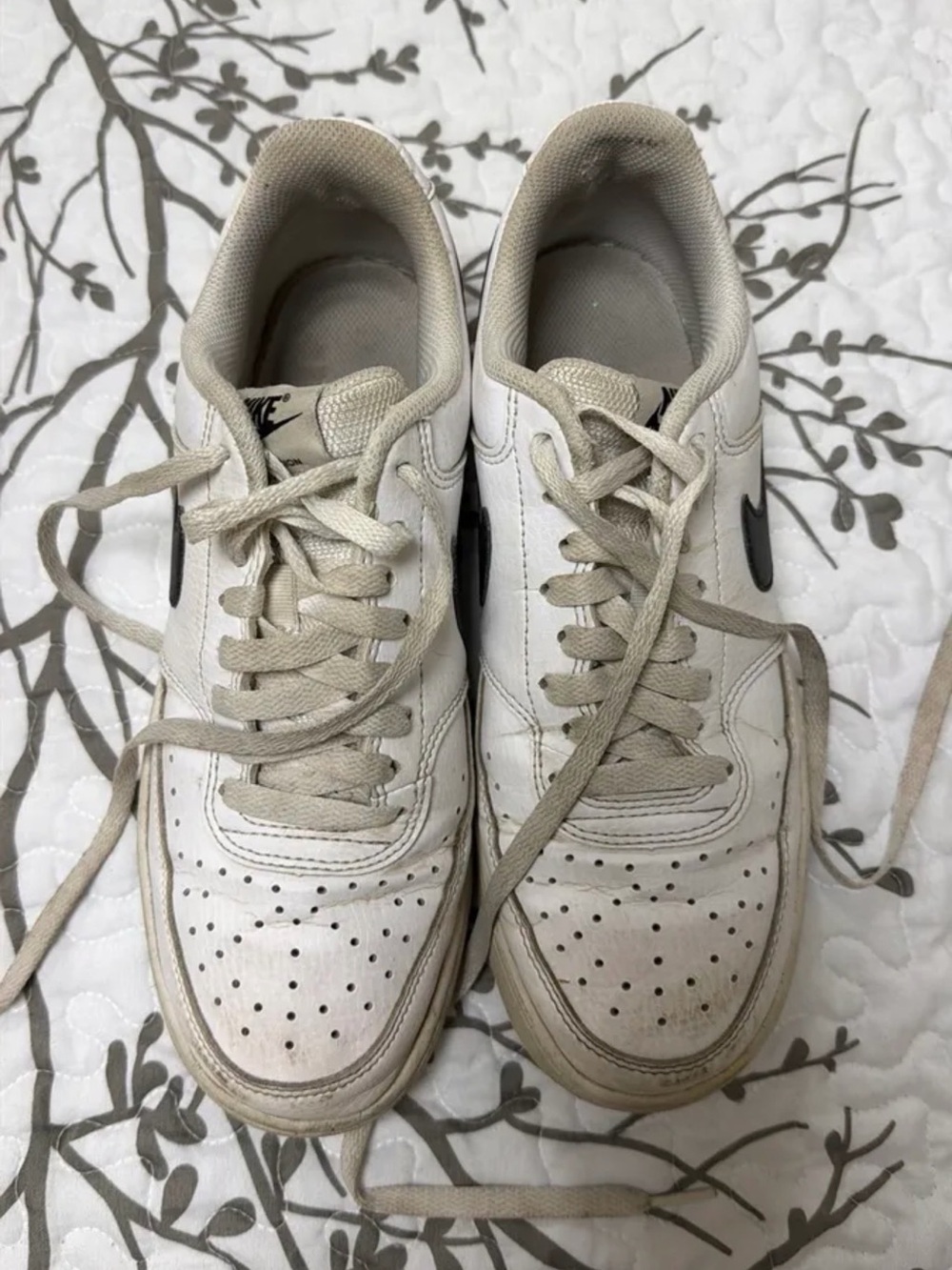 Nike White Low-Top Sneakers